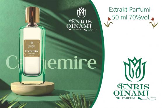 Parfum natyral Cachemire Extrait De Parfume 50 ml, parfum me arome Dru de Cachemiri, parfum me arome Fara e kimonit, parfum me arome Qelibar, parfum me arome Arrë Muskate, parfum me arome Rozmarin, parfum me arome Boronice